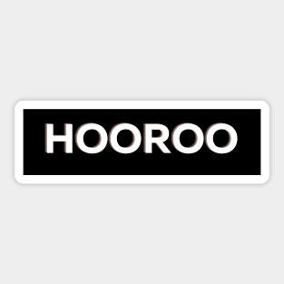 Hooroo Australian Slang Sticker